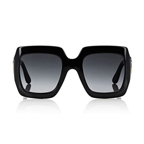 gucci 0053s 001 54 копия|Gucci GG 0053S 001 Black Plastic Square Sunglasses Grey Lens.